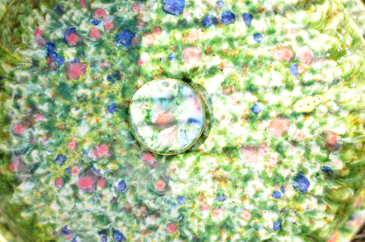 Flat Handmade bathroom sink - Spring 40 cm