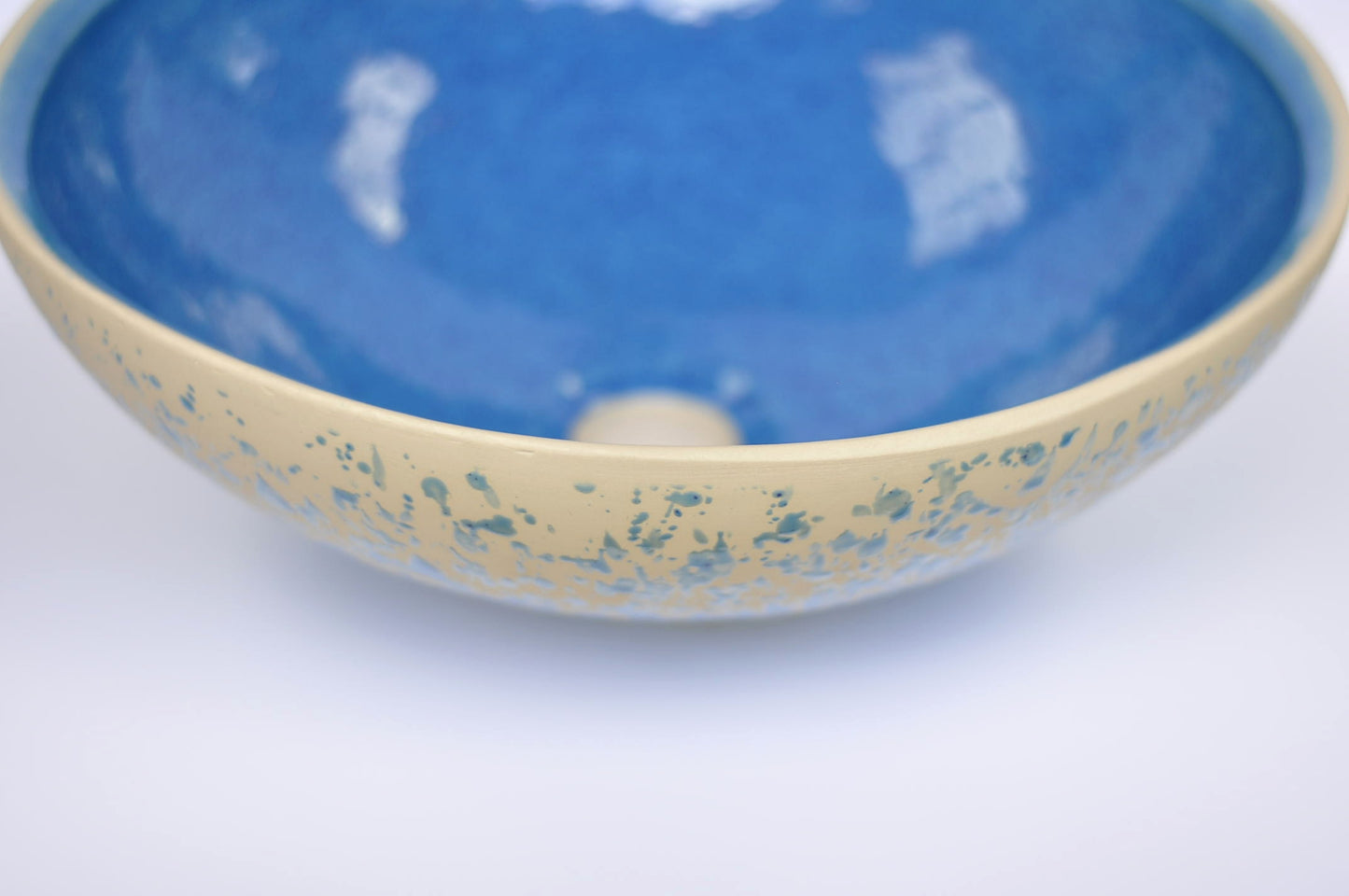 Handmade Ceramic sink - Cornflower
