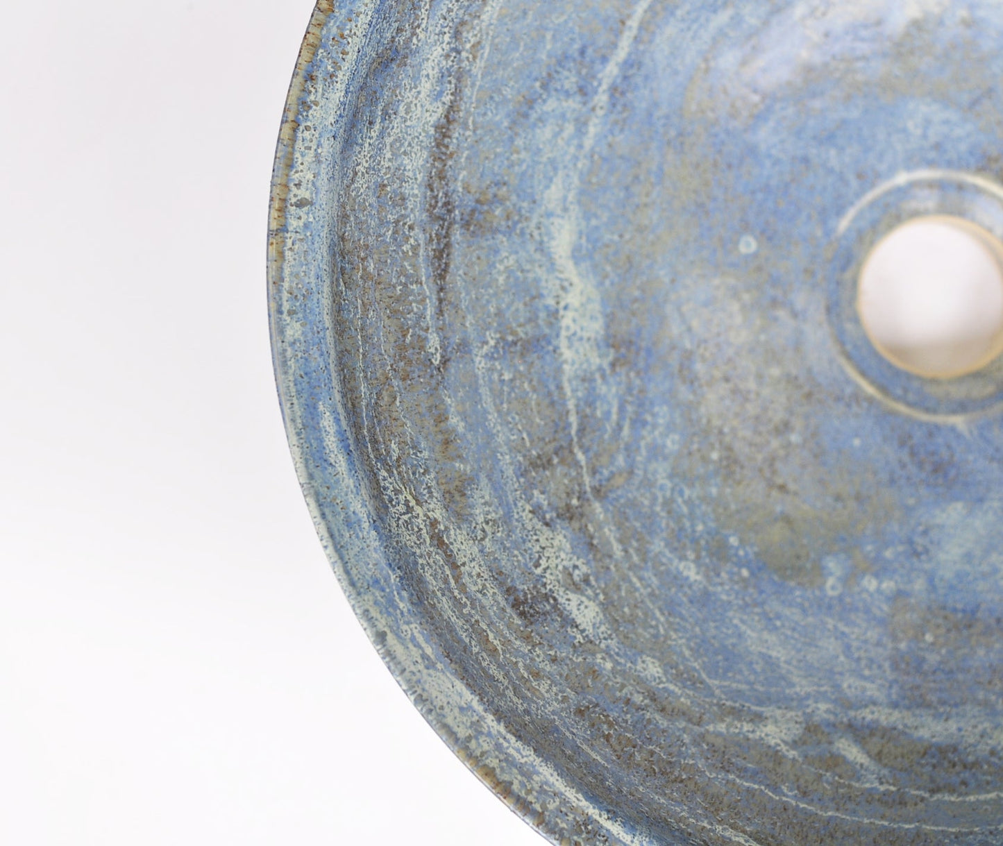 Handmade bathroom sink - Autumn Blue - TATOceramika