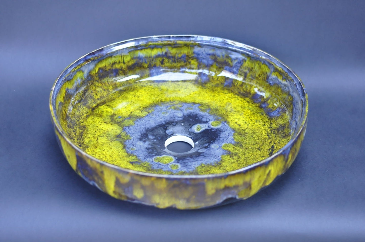 Handmade Ceramic sink - Maracuyá (flat) - TATOceramika