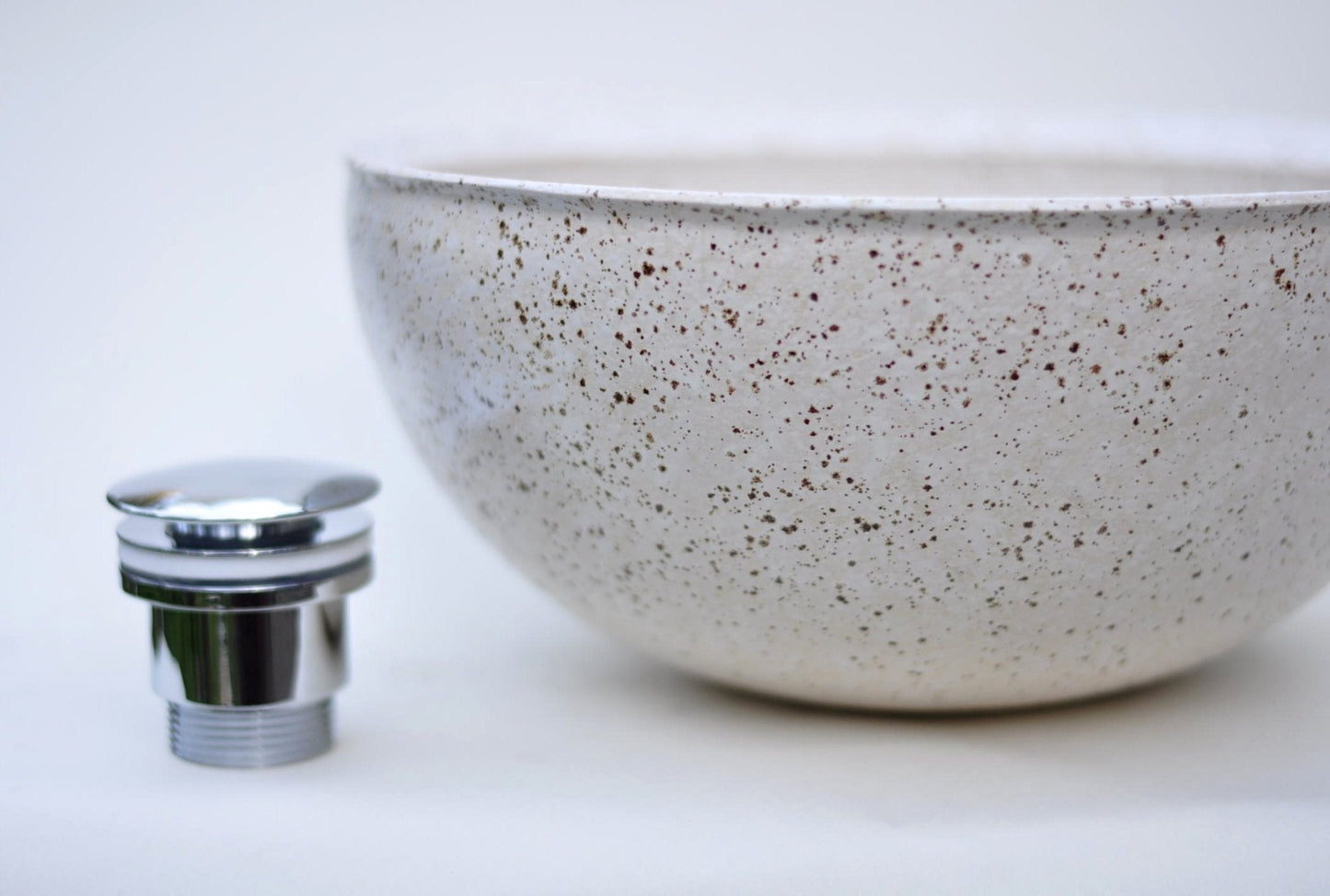 Bathroom Sink Waschbecken Ceramic Sink Lavabo Bowl Sink - Ø 25cm Cappuccino - TATOceramika