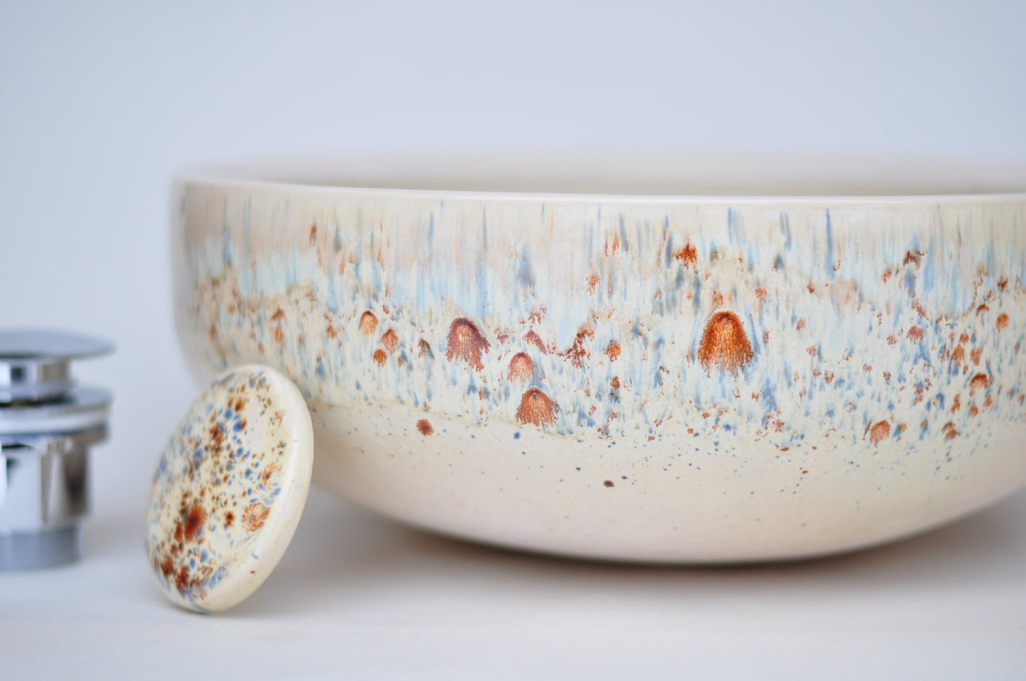 Ceramic sink - Bathroom sink - Vessel Sink - Waschbecken - Birds Egg Ø33 cm - TATOceramika