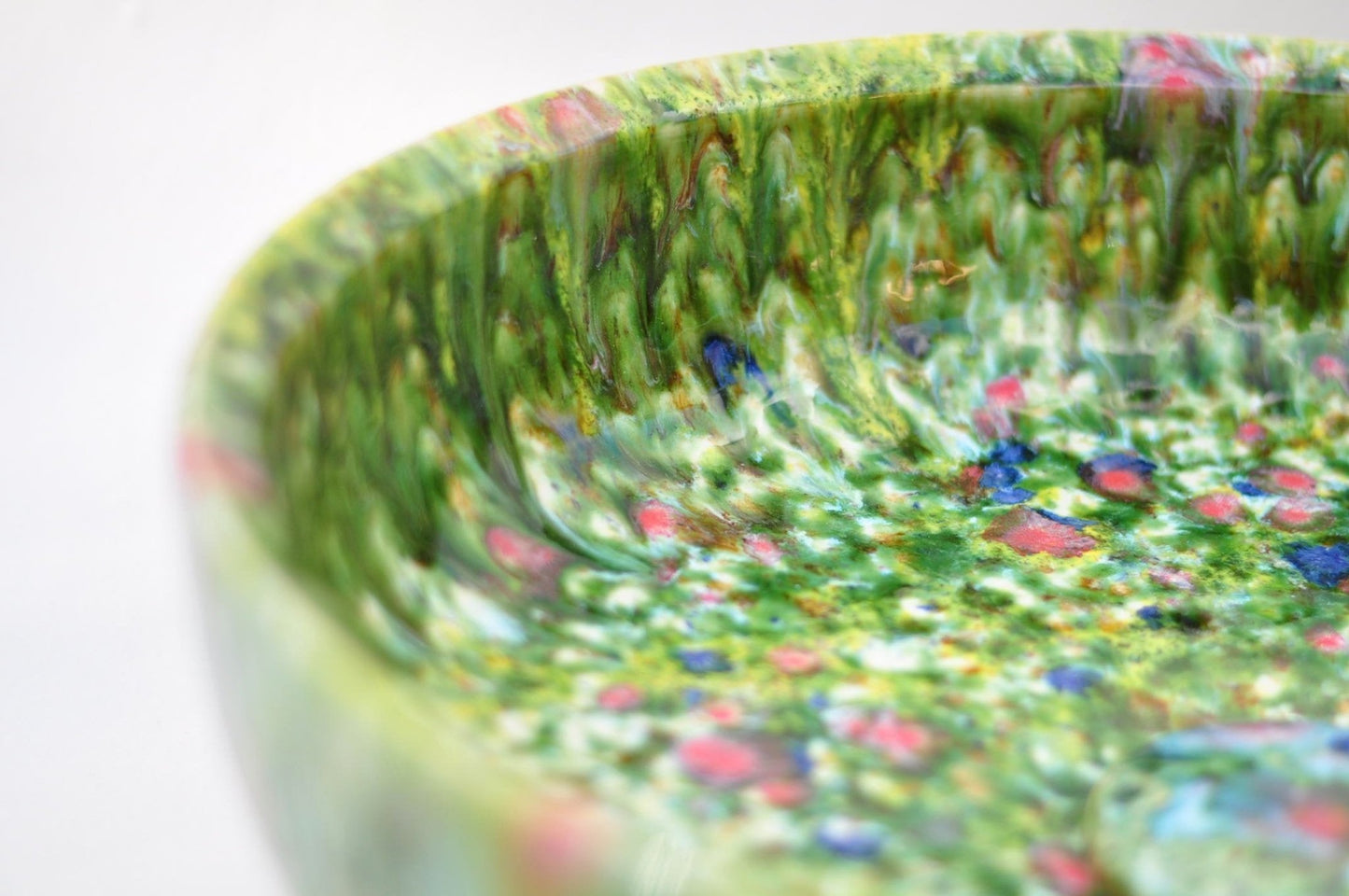 Flat Handmade bathroom sink - Spring 40 cm - TATOceramika