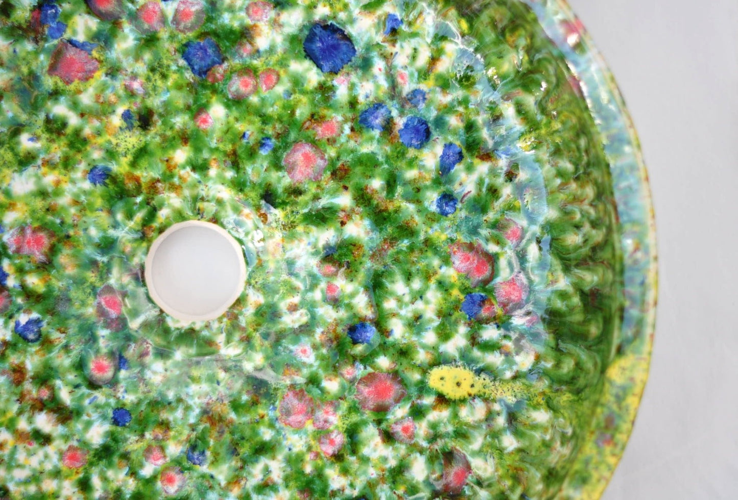 Flat Handmade bathroom sink - Spring 40 cm - TATOceramika