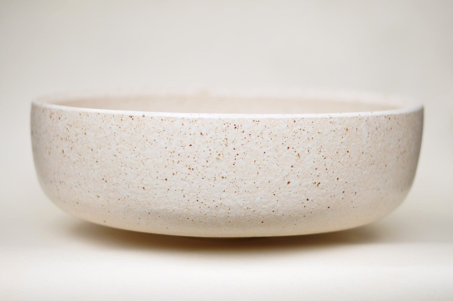 Handmade Bathroom sink Waschbecken Lavabo - Cappuccino Ø40 cm (flat) - TATOceramika