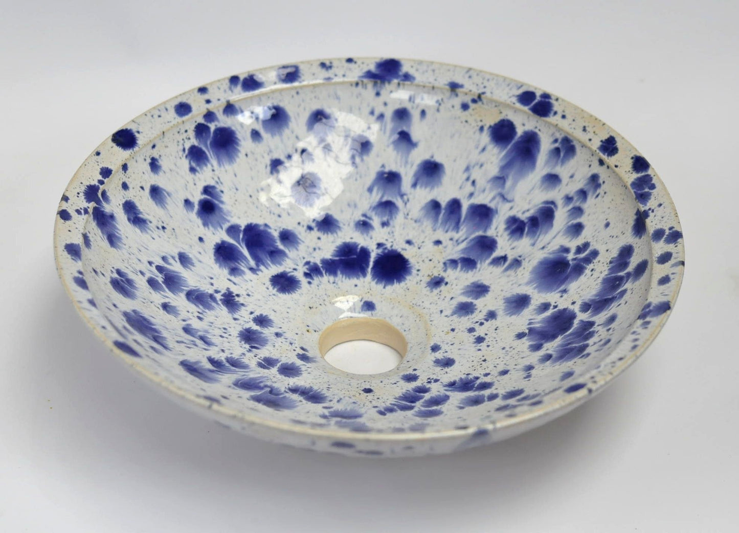 Handmade Bathroom sink Waschbecken Lavabo Sink Bowl - Arctic Ø35 cm - TATOceramika