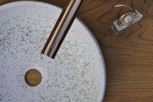 Handmade Bathroom sink Waschbecken Lavabo Sink Bowl - Cappuccino Ø33 cm - TATOceramika