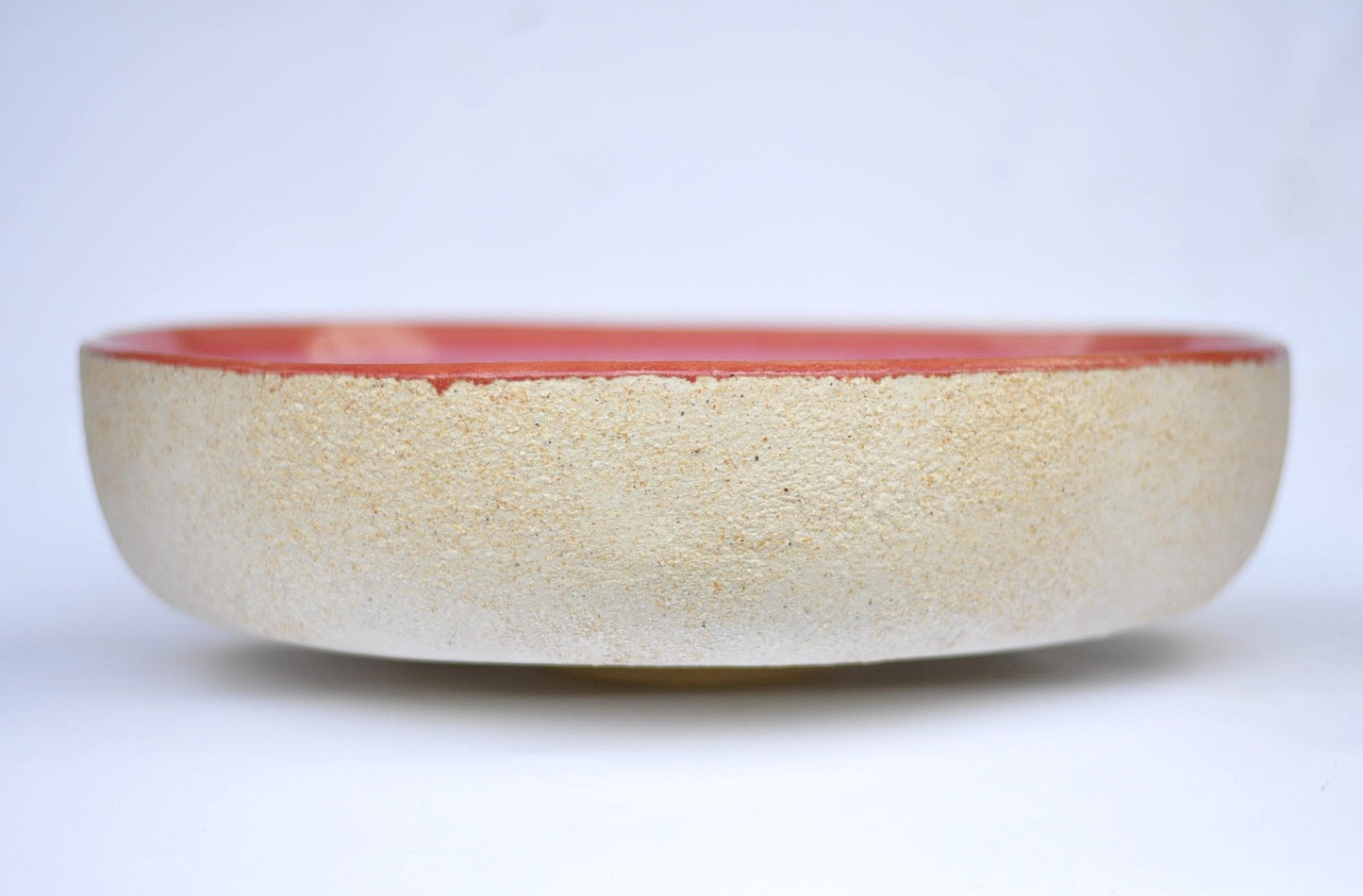 Handmade Bathroom sink Waschbecken Lavabo Sink Bowl - Pink Mist Ø40 cm (flat) - TATOceramika