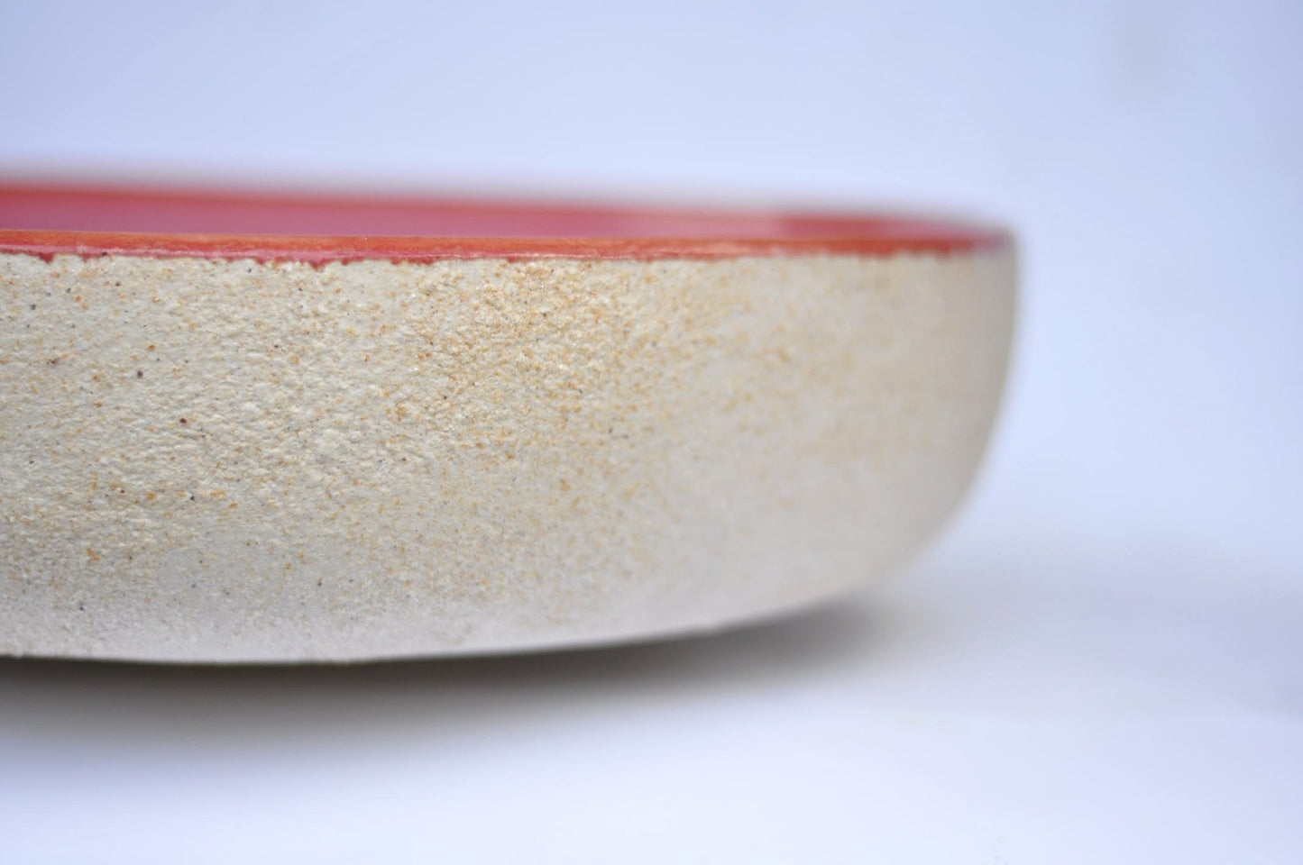 Handmade Bathroom sink Waschbecken Lavabo Sink Bowl - Pink Mist Ø40 cm (flat) - TATOceramika