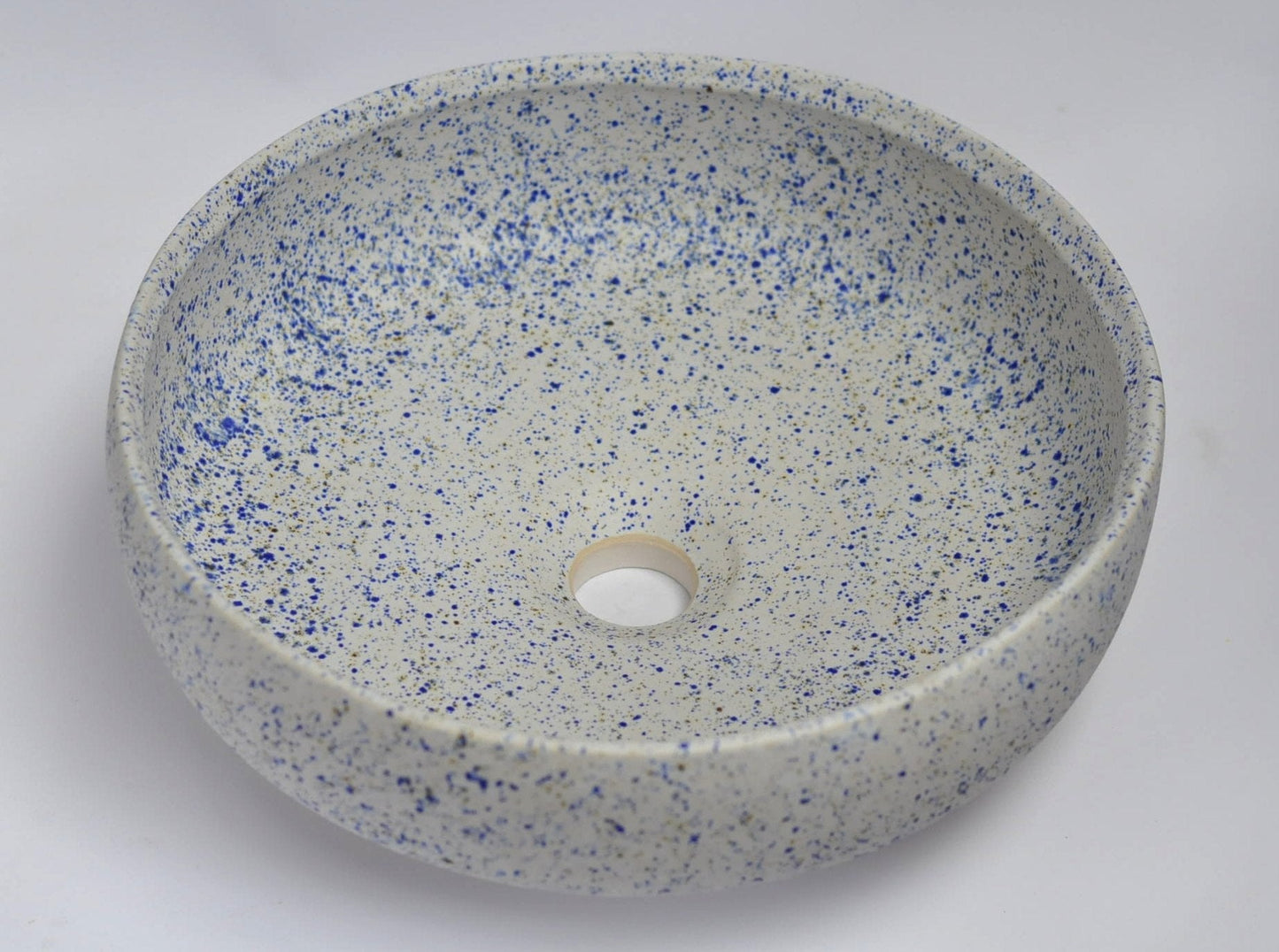 Handmade Bathroom sink Waschbecken Lavabo Sink Bowl - Polaris Ø40 cm (flat) - TATOceramika
