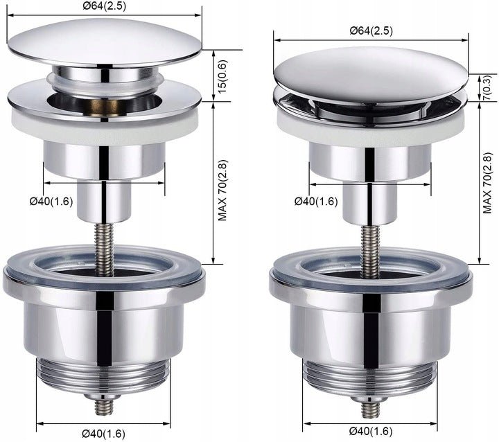 Handmade Bathroom sink Waschbecken Lavabo Sink Bowl - Polaris Ø40 cm (flat) - TATOceramika