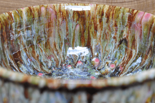 Handmade Bathroom sink Waschbecken Lavabo - Spring Ø36 cm - TATOceramika