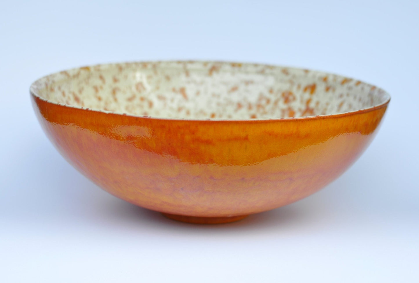 Handmade Ceramic sink Waschbecken Lavabo - Orange - TATOceramika