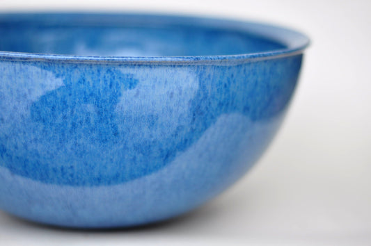 Handgefertigtes Keramikwaschbecken - Aquamarin