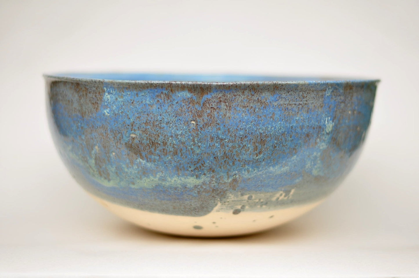 Three - color small semicircular countertop sink - Autumn Blue 30 cm - TATOceramika