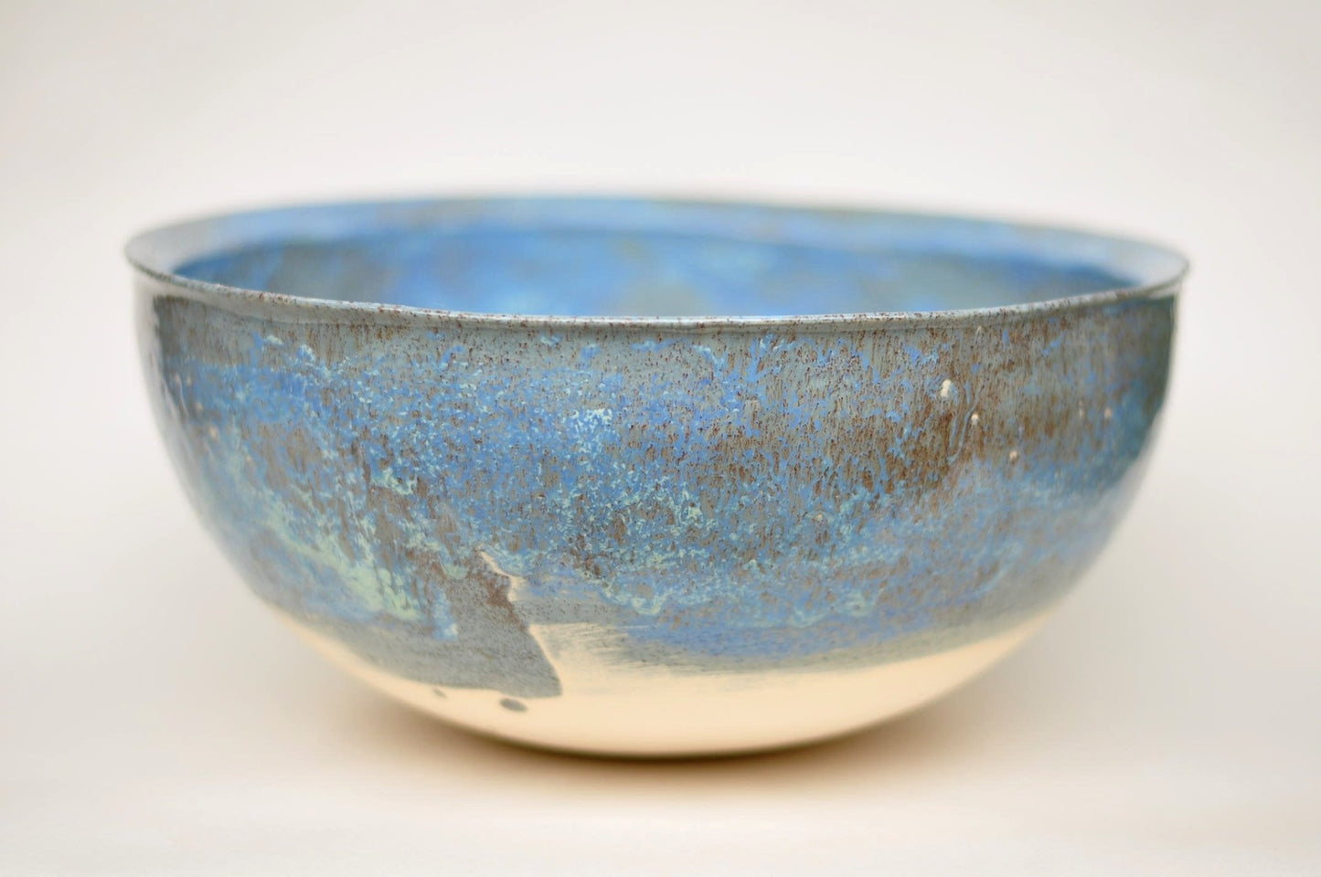 Three - color small semicircular countertop sink - Autumn Blue 30 cm - TATOceramika