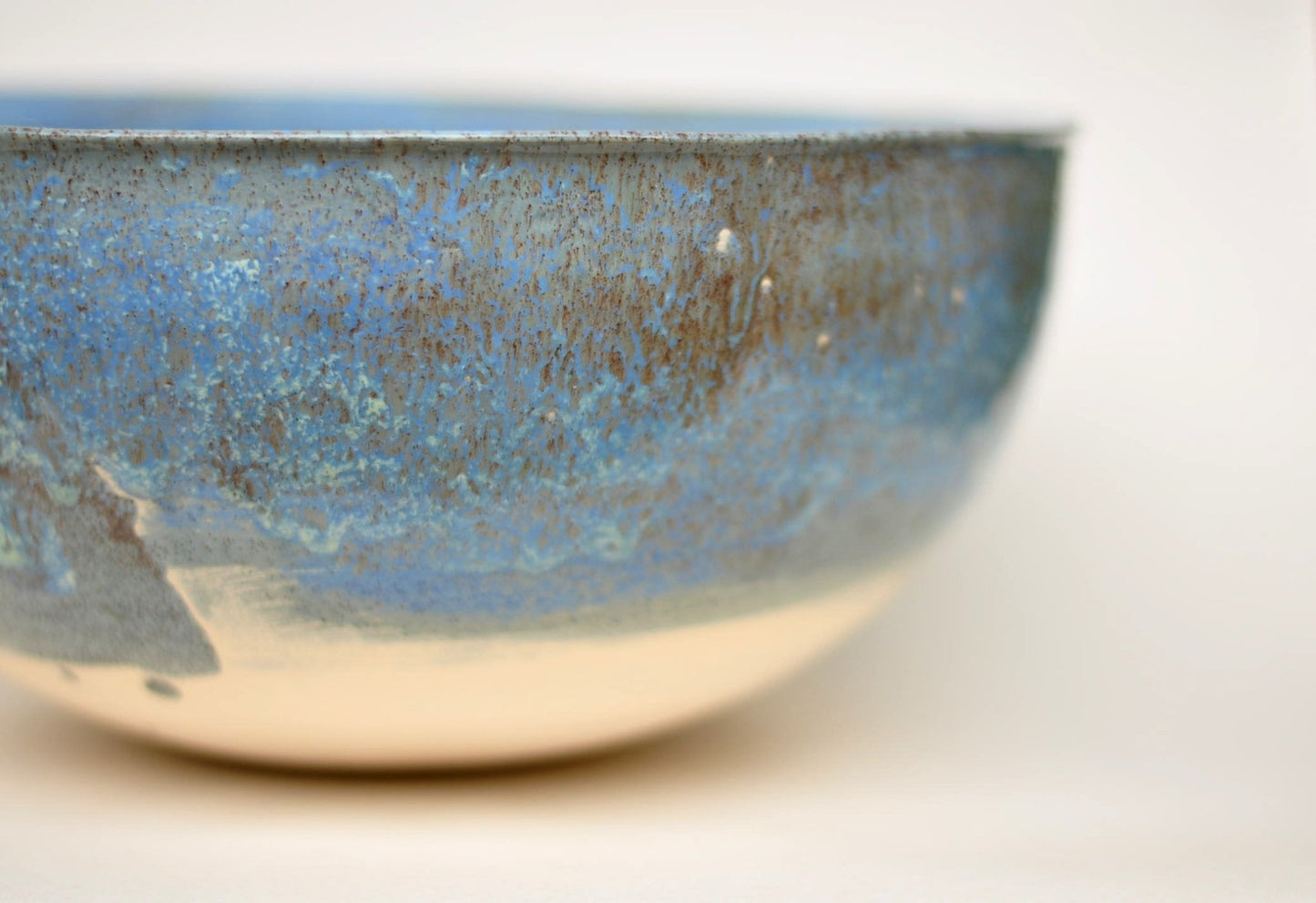 Three - color small semicircular countertop sink - Autumn Blue 30 cm - TATOceramika