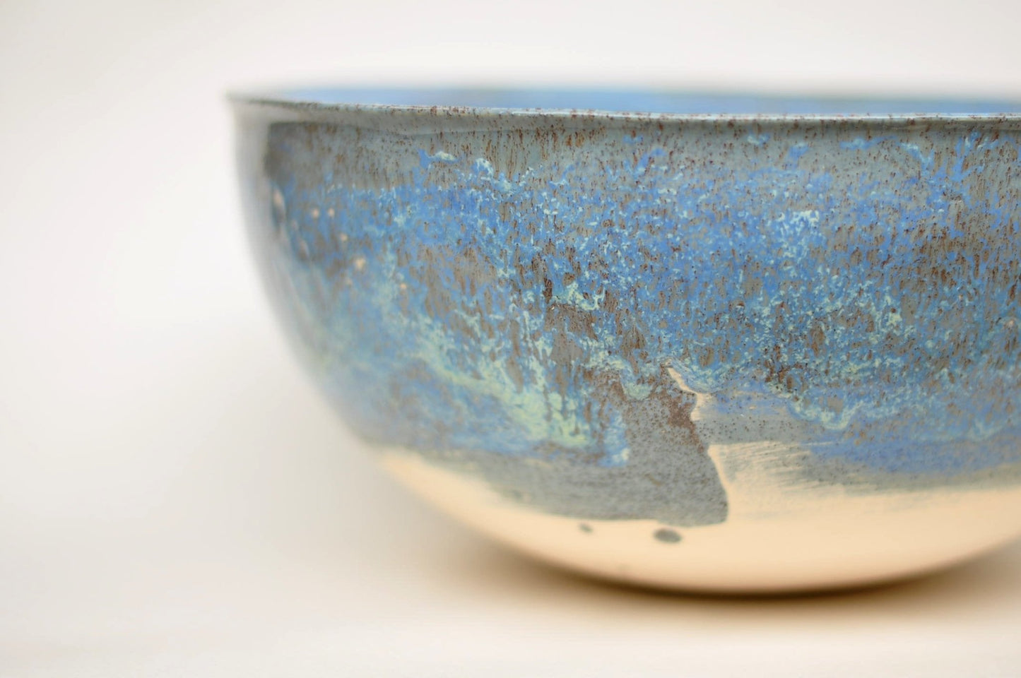 Three - color small semicircular countertop sink - Autumn Blue 30 cm - TATOceramika