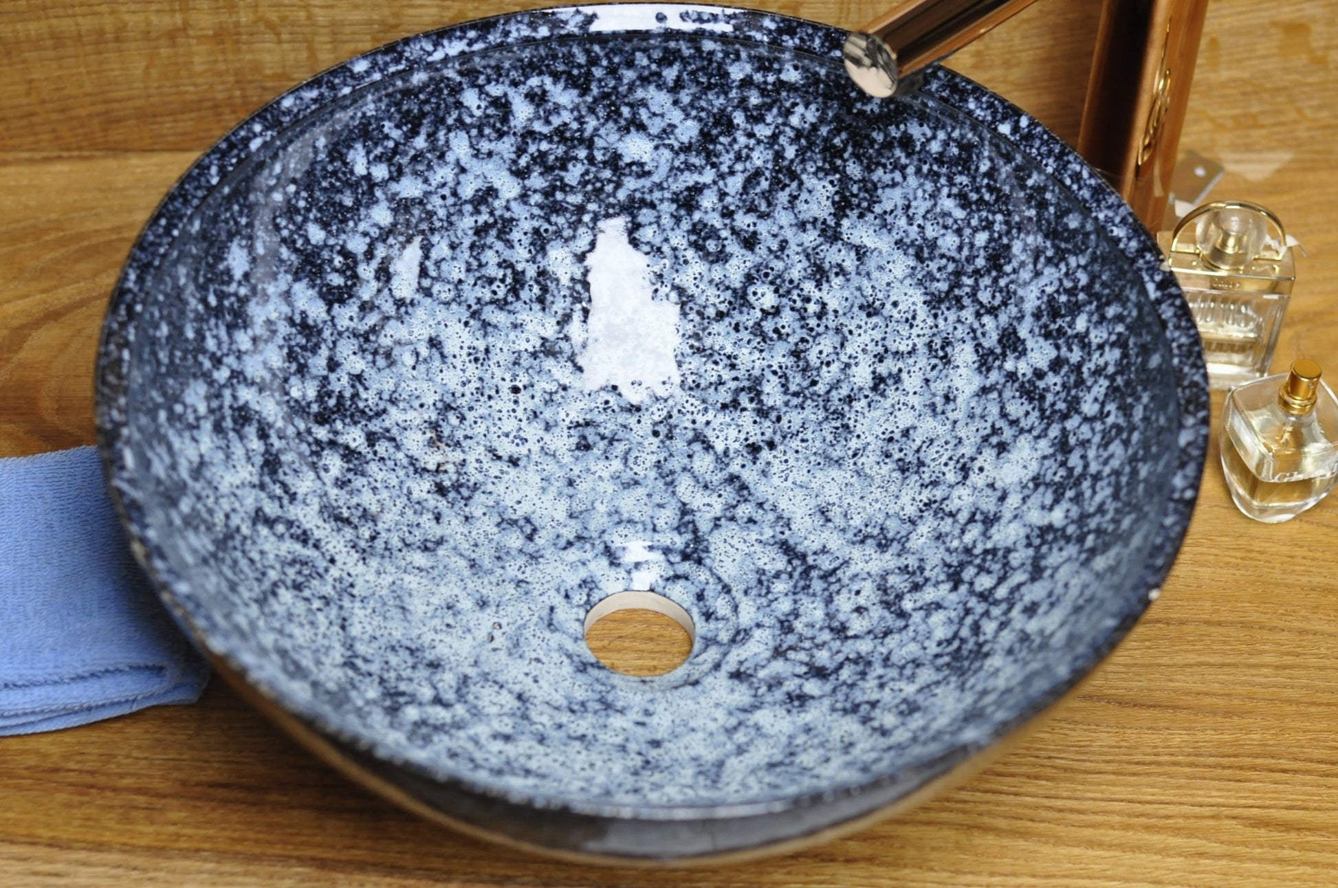 Handmade Ceramic sink - Polar Night (black) - TATOceramika